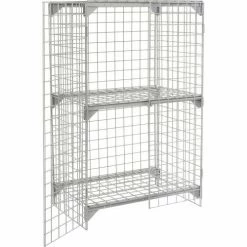 Global Industrial Wire Mesh Security Cage Locker, 36"Wx24"Dx60"H, Gray, Unassembled 38 Global Industrial Wire Mesh Security Cage Locker, 36"Wx24"Dx60"H, Gray, Unassembled -Deals Lockers Store 184085 06