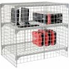 Global Industrial™ Wire Mesh Security Cage Locker, 48"Wx36"Dx48"H, Gray, Unassembled -Deals Lockers Store 184097 1
