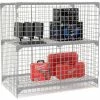 Global Industrial™ Wire Mesh Security Cage Locker, 60"Wx24"Dx60"H, Gray, Unassembled -Deals Lockers Store 184101