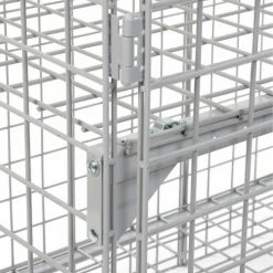 Global Industrial™ Wire Mesh Security Cage Locker, 60"Wx36"Dx60"H, Gray, Unassembled -Deals Lockers Store 184101 14 1