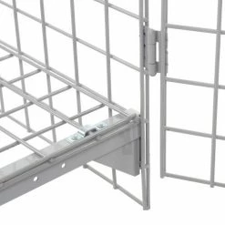 Global Industrial™ Wire Mesh Security Cage Locker, 60"Wx36"Dx60"H, Gray, Unassembled -Deals Lockers Store 184101 15 1