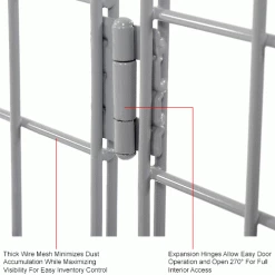Global Industrial Wire Mesh Security Cage Locker, 60"Wx36"Dx72"H, Gray, Unassembled 50 Global Industrial Wire Mesh Security Cage Locker, 60"Wx36"Dx72"H, Gray, Unassembled -Deals Lockers Store 184102IN 3wco