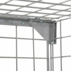 Global Industrial™ Wire Mesh Security Cage Locker, 72"Wx24"Dx60"H, Gray, Unassembled -Deals Lockers Store 184104 19