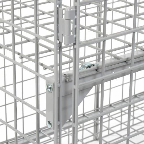 Global Industrial Wire Mesh Security Cage Locker, 36"Wx24"Dx36"H, Gray, Unassembled 17 Global Industrial Wire Mesh Security Cage Locker, 36"Wx24"Dx36"H, Gray, Unassembled - Image 15
