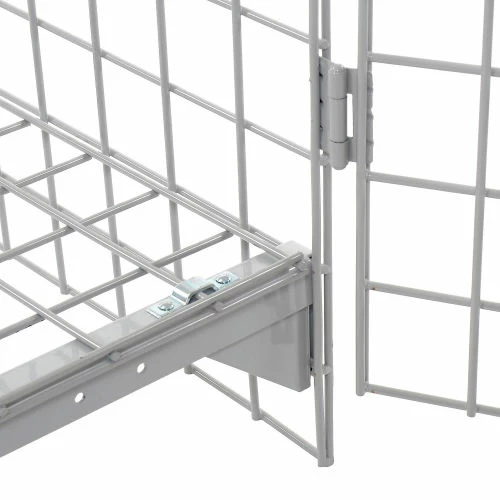Global Industrial Wire Mesh Security Cage Locker, 48"Wx24"Dx72"H, Gray, Unassembled 21 Global Industrial Wire Mesh Security Cage Locker, 48"Wx24"Dx72"H, Gray, Unassembled - Image 19