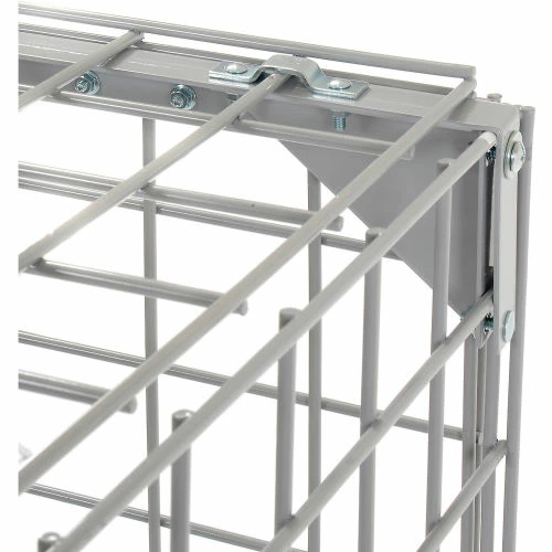 Global Industrial Wire Mesh Security Cage Locker, 48"Wx24"Dx72"H, Gray, Unassembled 26 Global Industrial Wire Mesh Security Cage Locker, 48"Wx24"Dx72"H, Gray, Unassembled - Image 24