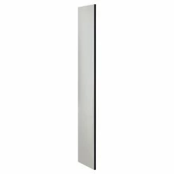 Side Panel 22233 for 18"D Extra Wide Designer Wood Locker without Sloping Hood Gray