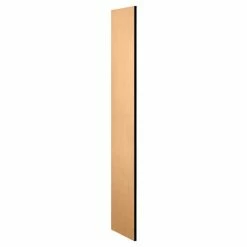 Side Panel 22233 for 18"D Extra Wide Designer Wood Locker without Sloping Hood Maple