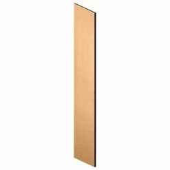 Side Panel 22236 for 21"D Extra Wide Designer Wood Locker with Sloping Hood Maple
