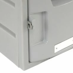 Remco Plastics 6-Tier 6 Door Box Plastic Locker, 12"W x 15"D x 12"H, Gray, Assembled -Deals Lockers Store 238038 05