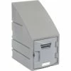Remco Plastics 6-Tier 6 Door Box Plastic Locker, 12"W x 15"D x 23"H, Gray, Assembled -Deals Lockers Store 238039