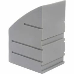 Remco Plastics 6-Tier 6 Door Box Plastic Locker, 12"W x 15"D x 23"H, Gray, Assembled -Deals Lockers Store 238039 05