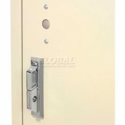 Global Industrial™ Paramount® 3-Tier 3 Door Locker, 12"Wx15"Dx24"H, Tan, Unassembled -Deals Lockers Store 238230TN 05