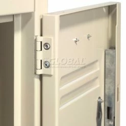 Global Industrial™ Paramount® 3-Tier 3 Door Locker, 12"Wx15"Dx24"H, Tan, Unassembled -Deals Lockers Store 238230TN 10