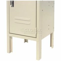 Global Industrial™ Paramount® 3-Tier 3 Door Locker, 12"Wx15"Dx24"H, Tan, Unassembled -Deals Lockers Store 238230TN 22
