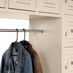 Global Industrial™ 16 Person Box Locker, 12"W x 18"D x 12"H, Tan, Unassembled -Deals Lockers Store 238232TN 06