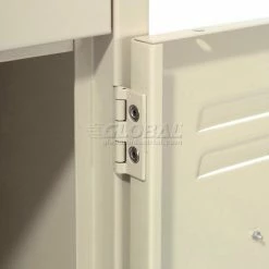 Global Industrial™ 16 Person Box Locker, 12"W x 18"D x 12"H, Tan, Assembled -Deals Lockers Store 238232TN 38