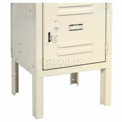 Global Industrial™ 16 Person Box Locker, 12"W x 18"D x 12"H, Tan, Assembled -Deals Lockers Store 238232TN 42