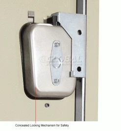 Hallowell® 2-Tier 6 Door Premium Locker, 12"W x 18"D x 30"H, Tan, Unassembled -Deals Lockers Store 238360PT 3wco