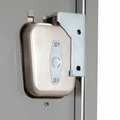 Hallowell® 2-Tier 2 Door Premium Locker, 12"W x 12"D x 30"H, Dark Gray, Unassembled -Deals Lockers Store 238361GY 10