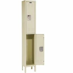 Hallowell® 2-Tier 2 Door Premium Locker, 12"W x 12"D x 30"H, Tan, Unassembled 22 Hallowell® 2-Tier 2 Door Premium Locker, 12"W x 12"D x 30"H, Tan, Unassembled -Deals Lockers Store 238361PT 01 2