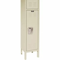Hallowell® 2-Tier 2 Door Premium Locker, 12"W x 12"D x 30"H, Tan, Unassembled 26 Hallowell® 2-Tier 2 Door Premium Locker, 12"W x 12"D x 30"H, Tan, Unassembled -Deals Lockers Store 238361PT 05 2