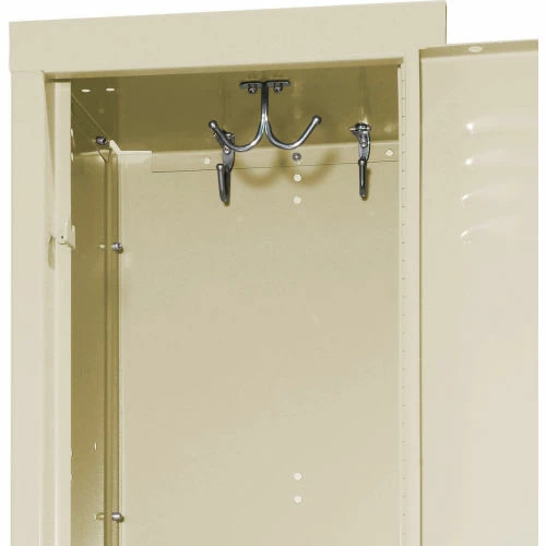 Hallowell® 2-Tier 2 Door Premium Locker, 12"W x 12"D x 30"H, Tan, Unassembled 9 Hallowell® 2-Tier 2 Door Premium Locker, 12"W x 12"D x 30"H, Tan, Unassembled - Image 7