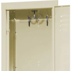 Hallowell® 2-Tier 2 Door Premium Locker, 12"W x 15"D x 36"H, Tan, Assembled -Deals Lockers Store 238361PT 06