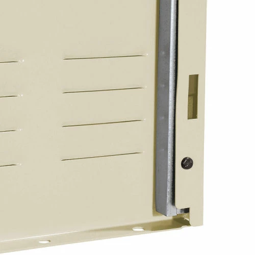Hallowell® 2-Tier 2 Door Premium Locker, 12"W x 12"D x 30"H, Tan, Unassembled 14 Hallowell® 2-Tier 2 Door Premium Locker, 12"W x 12"D x 30"H, Tan, Unassembled - Image 12