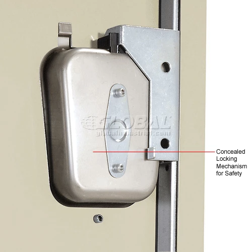 Hallowell® 2-Tier 2 Door Premium Locker, 12"W x 12"D x 30"H, Tan, Unassembled 18 Hallowell® 2-Tier 2 Door Premium Locker, 12"W x 12"D x 30"H, Tan, Unassembled - Image 16