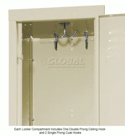 Hallowell® 2-Tier 2 Door Premium Locker, 12"W x 12"D x 30"H, Tan, Unassembled 37 Hallowell® 2-Tier 2 Door Premium Locker, 12"W x 12"D x 30"H, Tan, Unassembled -Deals Lockers Store 238361PT 4wco 2