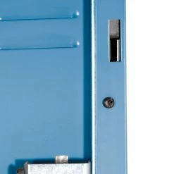 Hallowell® 3-Tier 3 Door Premium Locker, 12"W x 18"D x 24"H, Blue, Assembled -Deals Lockers Store 238365BL 09