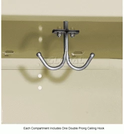 Hallowell® 3-Tier 3 Door Premium Locker, 12"W x 12"D x 24"H, Tan, Assembled -Deals Lockers Store 238366PT 5wco