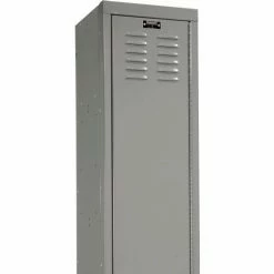 Hallowell® 1-Tier 1 Door Premium Locker, 18"W x 21"D x 72"H, Dark Gray, Assembled 24 Hallowell® 1-Tier 1 Door Premium Locker, 18"W x 21"D x 72"H, Dark Gray, Assembled -Deals Lockers Store 239268GY 04