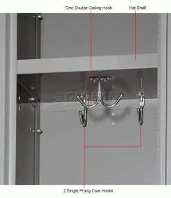 Hallowell® 1-Tier 1 Door Premium Locker, 18"W x 21"D x 72"H, Dark Gray, Assembled 35 Hallowell® 1-Tier 1 Door Premium Locker, 18"W x 21"D x 72"H, Dark Gray, Assembled -Deals Lockers Store 239268GY 4wco