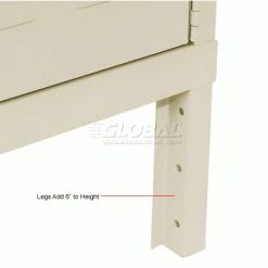 Hallowell® 1-Tier 1 Door Premium Locker, 12"W x 18"D x 60"H, Tan, Assembled -Deals Lockers Store 239268PT 5wco 1