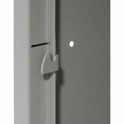 Hallowell® 1-Tier 3 Door Premium Locker, 12"W x 18"D x 60"H, Dark Gray, Unassembled -Deals Lockers Store 239269GY 15 2