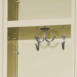 Hallowell® 1-Tier 3 Door Premium Locker, 12"W x 15"D x 60"H, Tan, Unassembled -Deals Lockers Store 239269PT 11 2