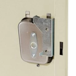 Hallowell® 1-Tier 3 Door Premium Locker, 12"W x 15"D x 60"H, Tan, Unassembled -Deals Lockers Store 239269PT 12 2