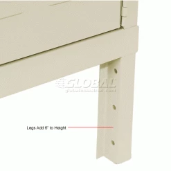 Hallowell® 1-Tier 3 Door Premium Locker, 12"W x 15"D x 60"H, Tan, Unassembled -Deals Lockers Store 239269PT 5wco 2