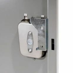 Hallowell® 1-Tier 1 Door Heavy-Duty Ventilated Locker, 15"Wx18"Dx72"H, Dark Gray, Assembled -Deals Lockers Store 239284GY 12 4