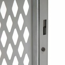 Hallowell® 1-Tier 1 Door Heavy-Duty Ventilated Locker, 15"Wx18"Dx72"H, Gray, Unassembled -Deals Lockers Store 239284GY 17 2