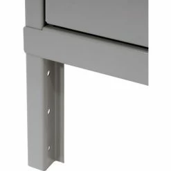 Hallowell® 6-Tier 6 Door Heavy-Duty Ventilated Locker, 12"Wx18"Dx12"H, Dark Gray, Unassembled -Deals Lockers Store 239335GY 10 3