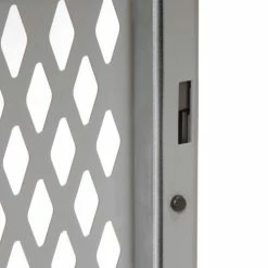 Hallowell® 6-Tier 6 Door Heavy-Duty Ventilated Locker, 12"Wx12"Dx12"H, Dark Gray, Unassembled -Deals Lockers Store 239335GY 14