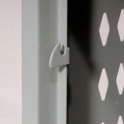 Hallowell® 6-Tier 6 Door Heavy-Duty Ventilated Locker, 12"Wx18"Dx12"H, Dark Gray, Unassembled -Deals Lockers Store 239335GY 15 3