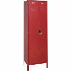 Penco® Vanguard™ 1-Tier 1 Door Executive Locker w/Legs,24"Wx24"Dx72"H,Burgundy,Unassembled