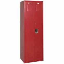 Penco® Vanguard™ 1-Tier 1 Door Executive Locker, 24"Wx18"Dx72"H, Burgundy, Unassembled