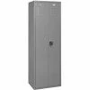 Penco® Vanguard™ 1-Tier 2 Door Executive Locker, 24"Wx18"Dx72"H, Gray, Unassembled -Deals Lockers Store 242331GY