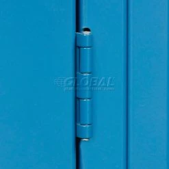 Global Industrial™ Infinity® 1-Tier 1 Door Locker, 15"Wx18"Dx72"H, Blue, Unassembled -Deals Lockers Store 254120BL 12 1