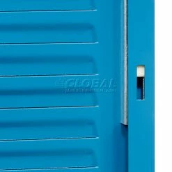 Global Industrial™ Infinity® 1-Tier 1 Door Locker, 12"Wx15"Dx60"H, Blue, Assembled -Deals Lockers Store 254120BL 13 2